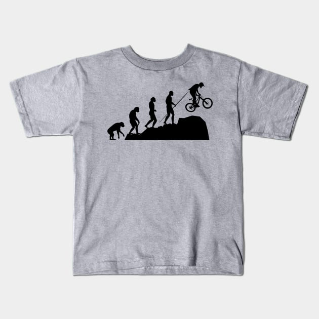 Bike Evo Kids T-Shirt by FurryBallBunny